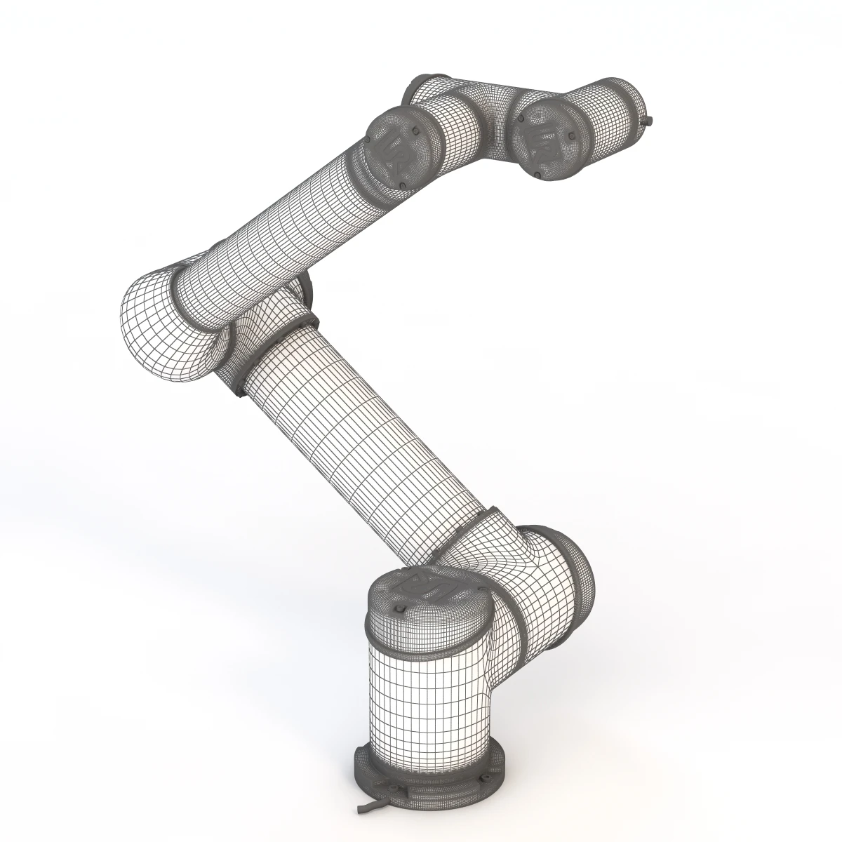 Light Weight Universal Robots Ur5 3D Model_011