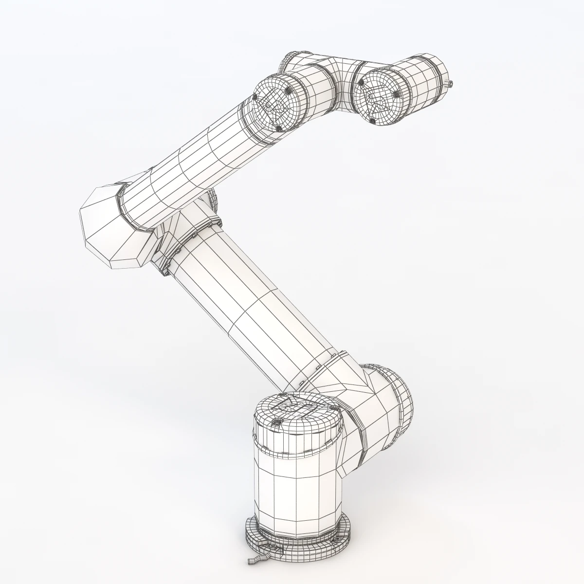 Light Weight Universal Robots Ur5 3D Model_012