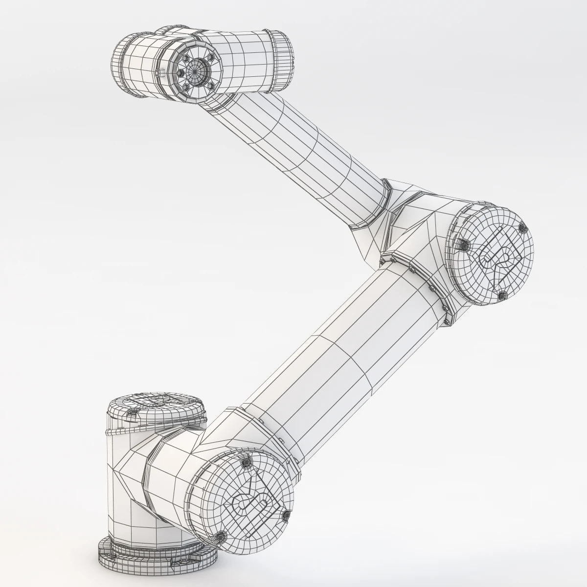 Light Weight Universal Robots Ur5 3D Model_010
