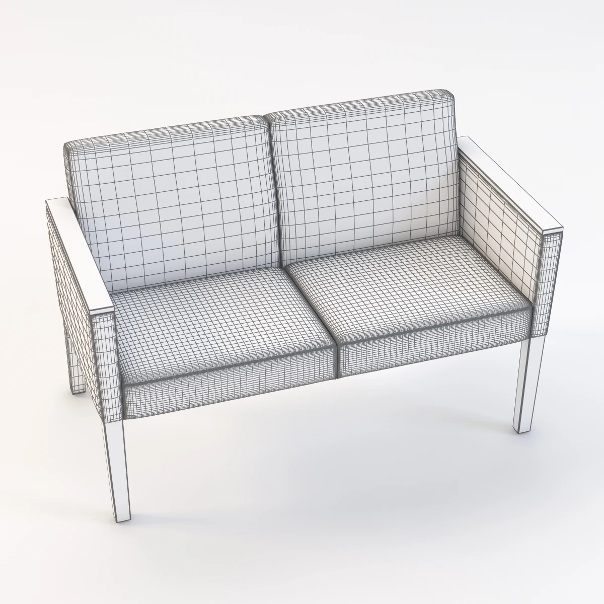 Brava Multiple Seating 862-20c 3D Model_011