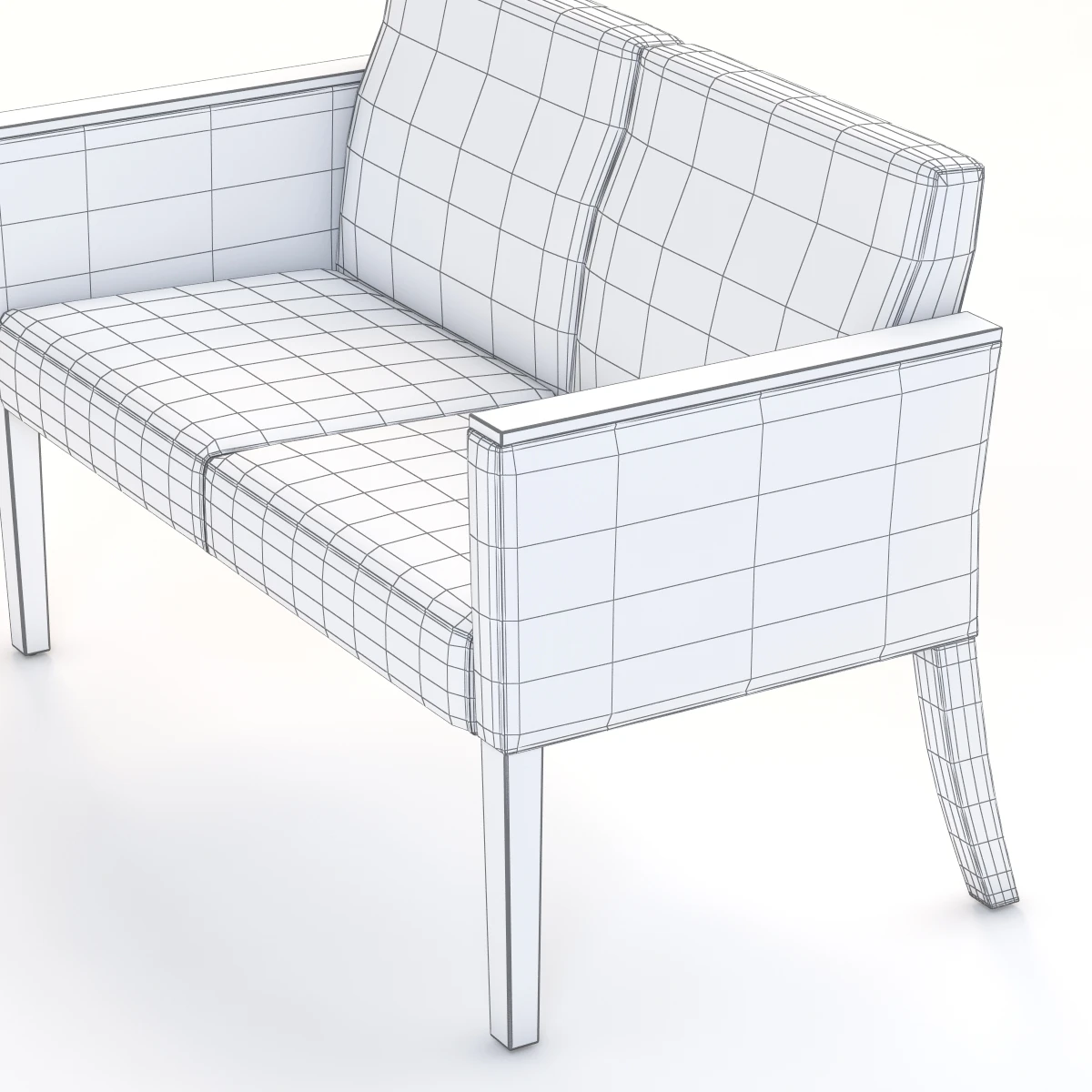 Brava Multiple Seating 862-20c 3D Model_010