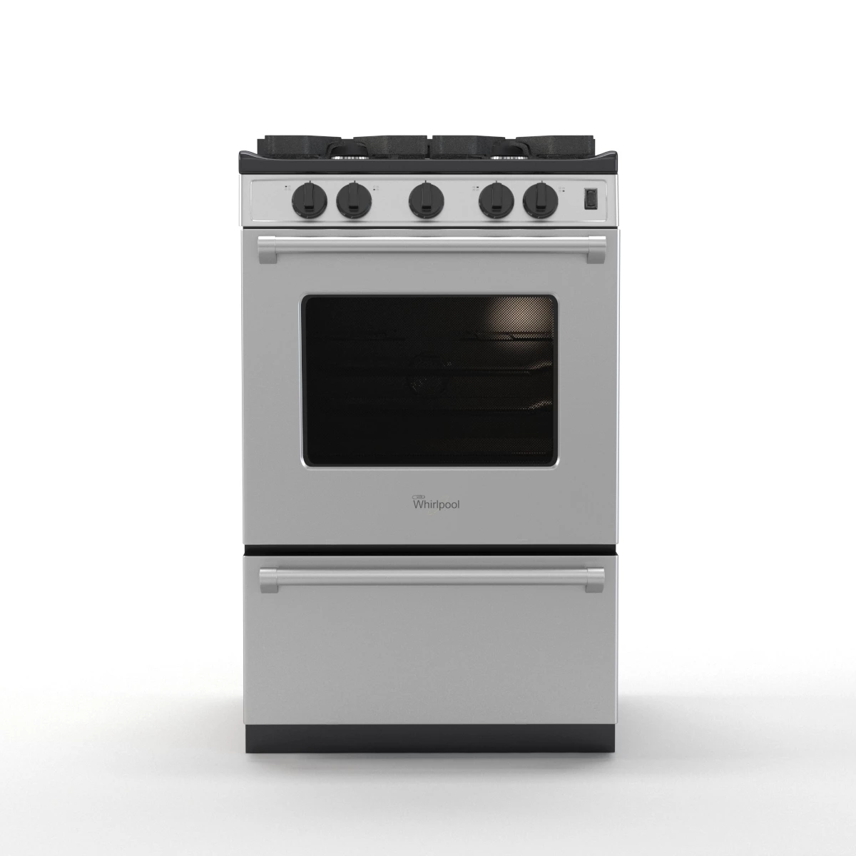 24-inch Freestanding Gas Range with Sealed Burners WFG500M4HS 3D Model_04