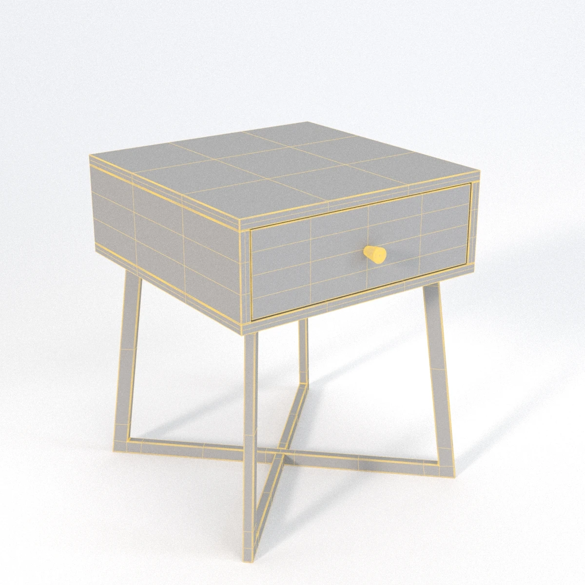 63707 Astoria Bedside Table 3D Model_07