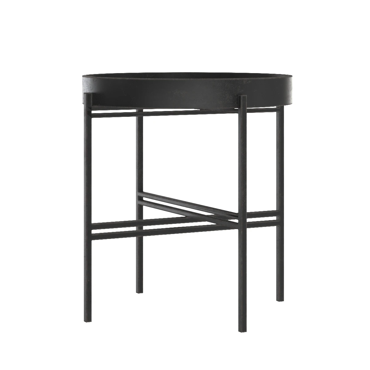Ace Tray Side Table KX-1004-02 3D Model_04