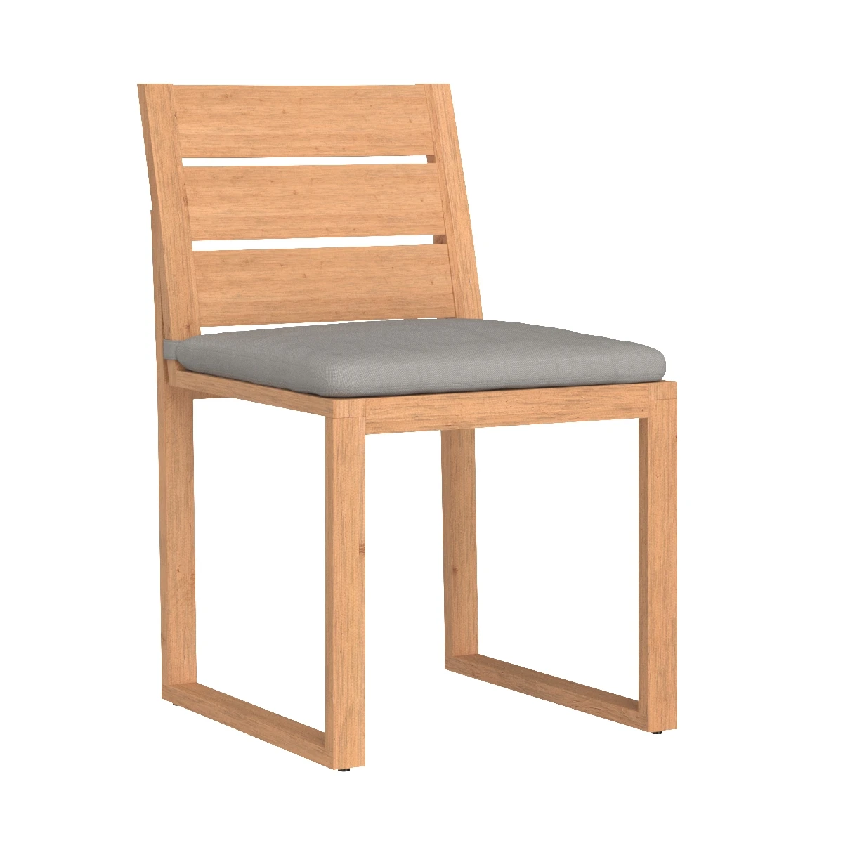 Aegean Teak Dining Side Chair 3D Model_01