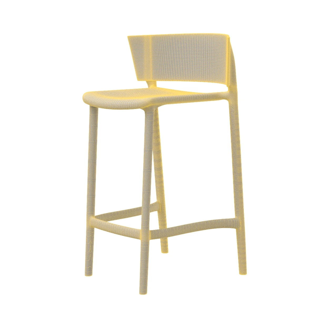 Africa Counter Stools 3D Model_07