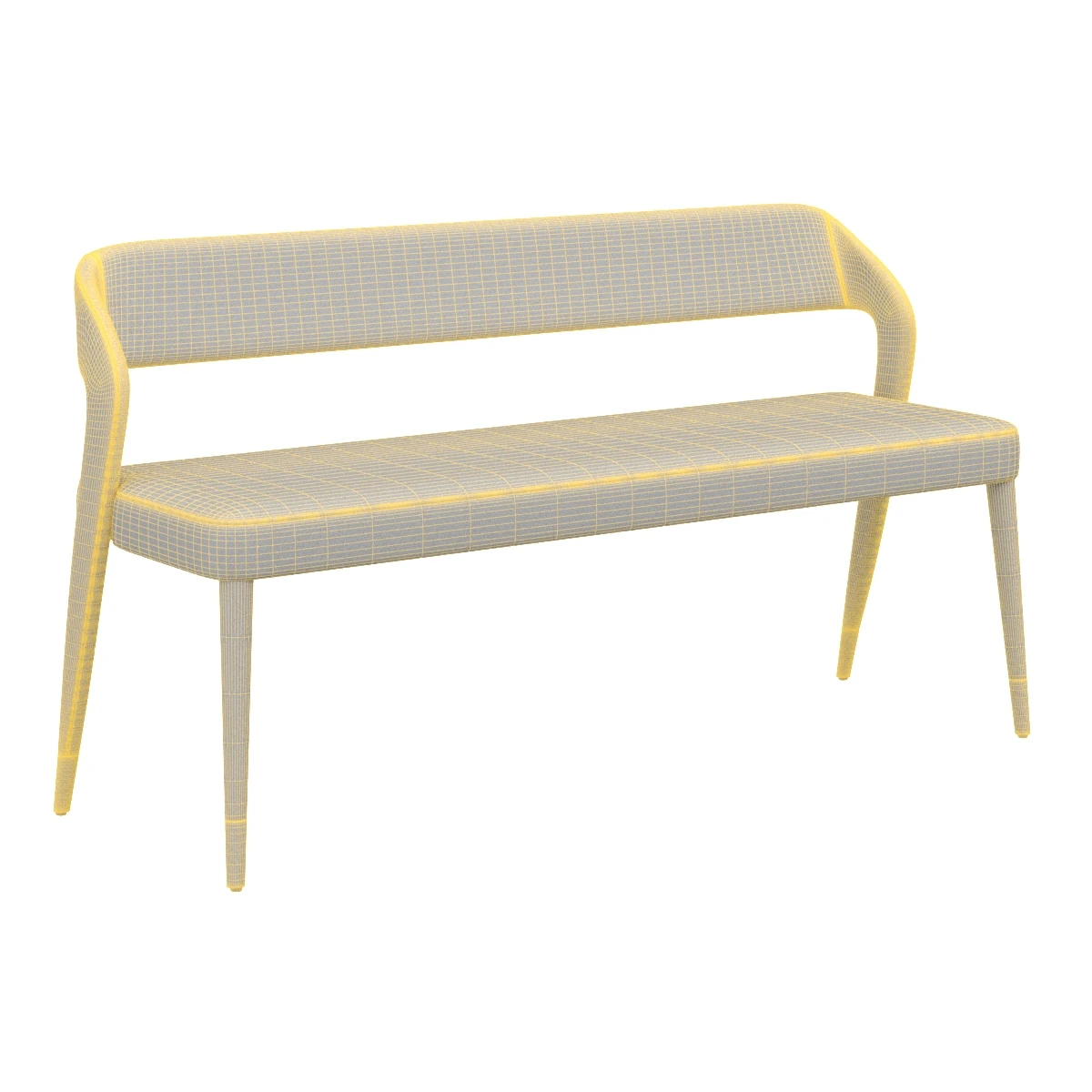 Allana Bench 3D Model_07