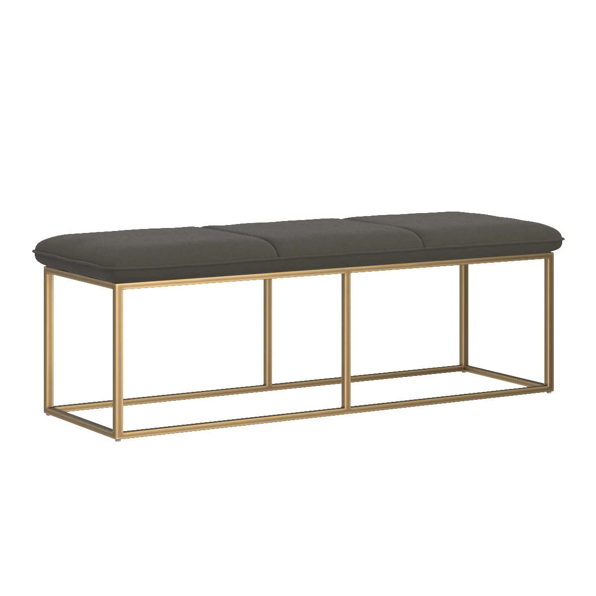 Alley Bench Rustic Bronze Piccolo Pebble 3D Model_01