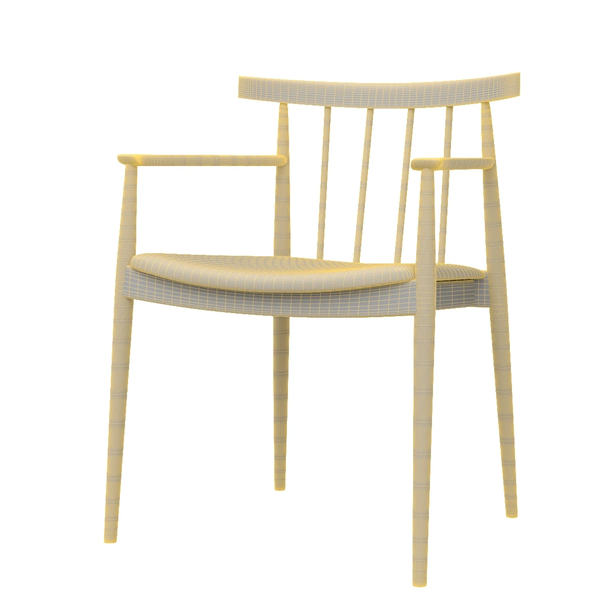 Andreu World Smile Chair SO0334 3D Model_07