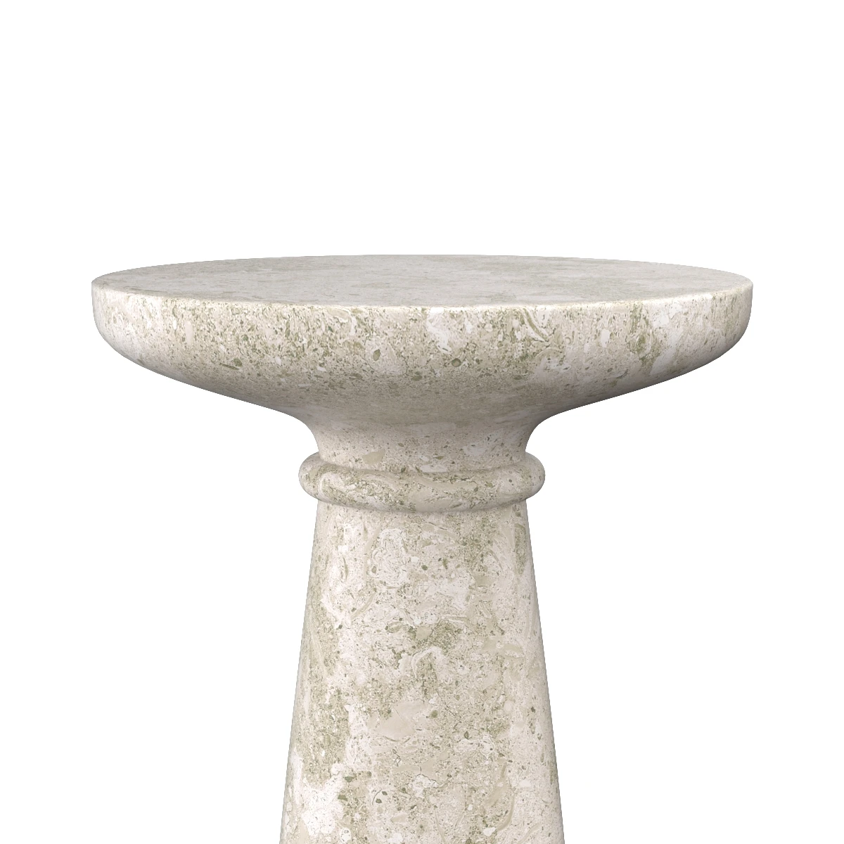 Architect 26 in Tall Pedestal End Table 3D Model_05