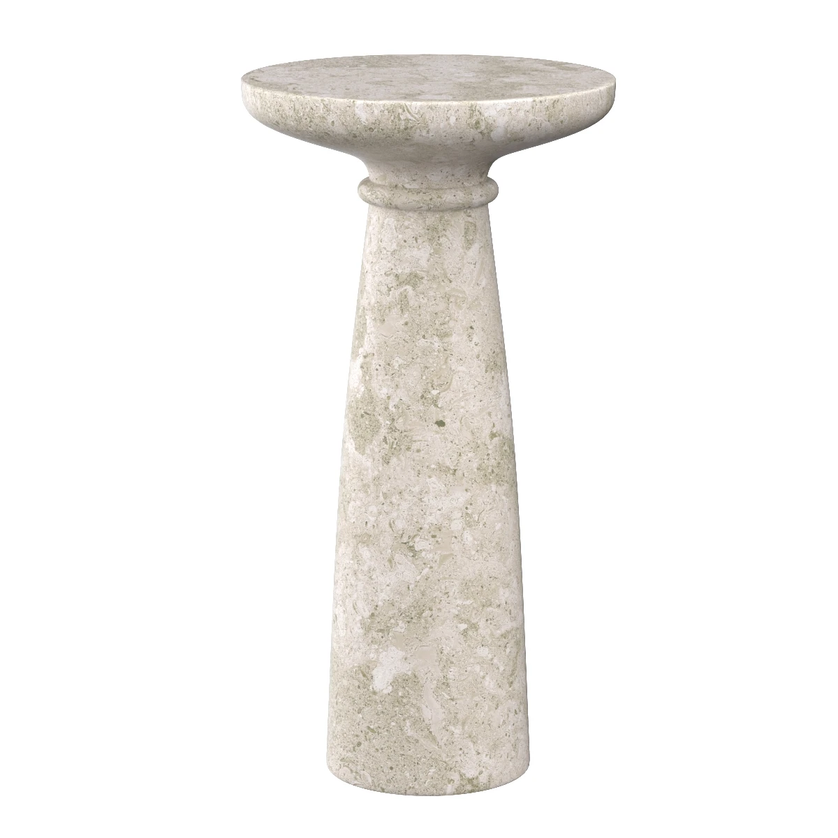 Architect 26 in Tall Pedestal End Table 3D Model_01