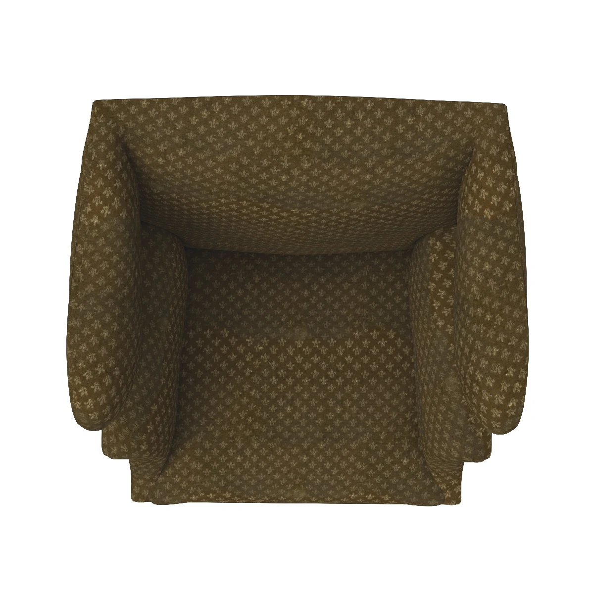 William IV Wing Armchair 3D Model_03