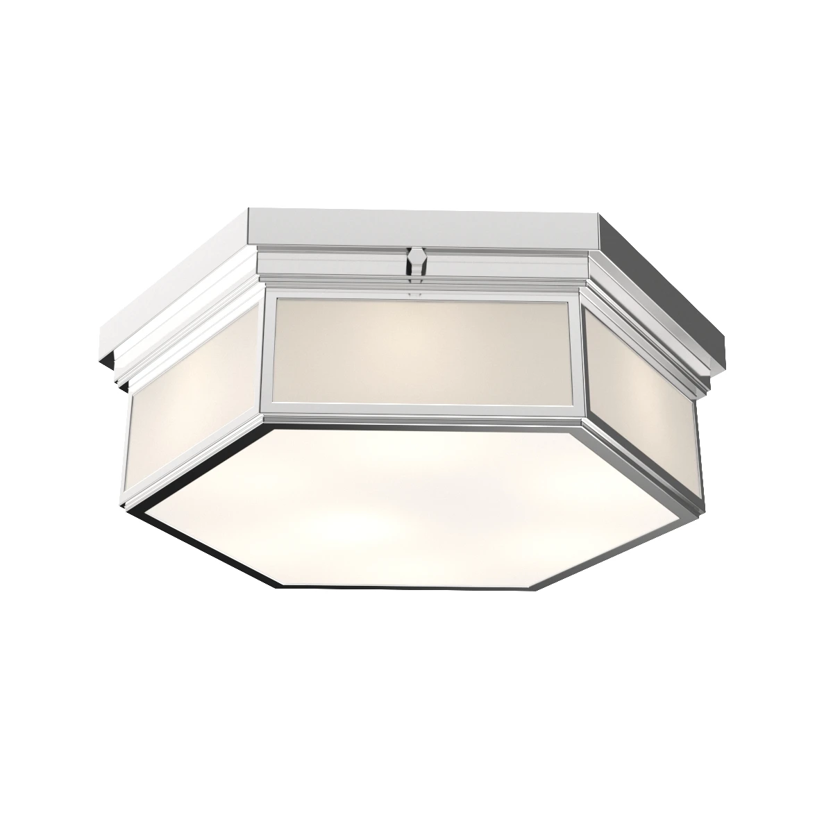 Berling Small Flush Mount 3D Model_01