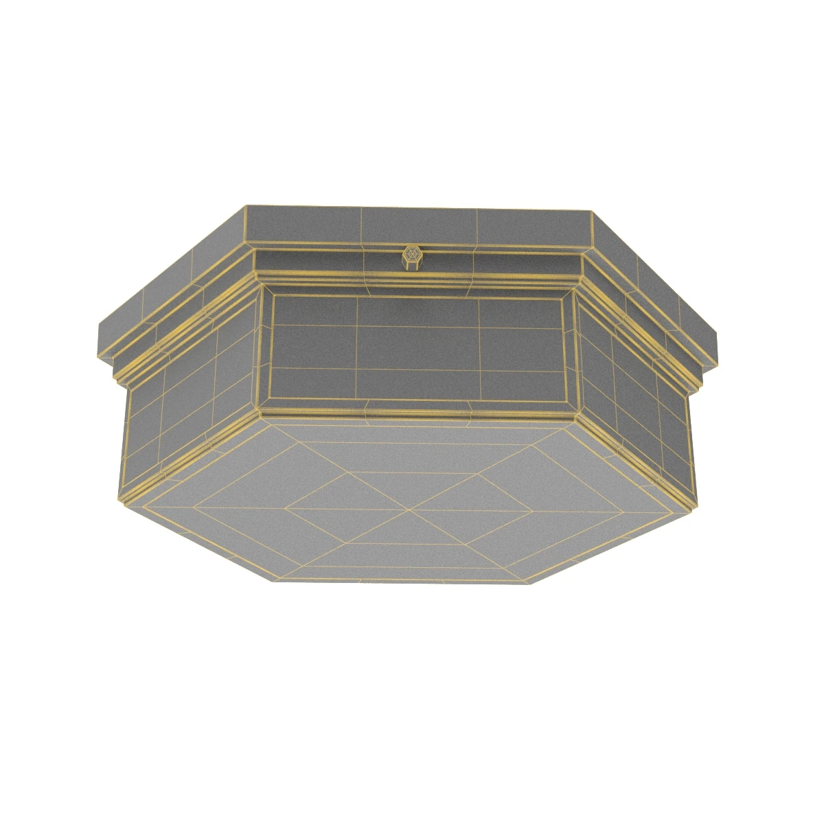 Berling Small Flush Mount 3D Model_07