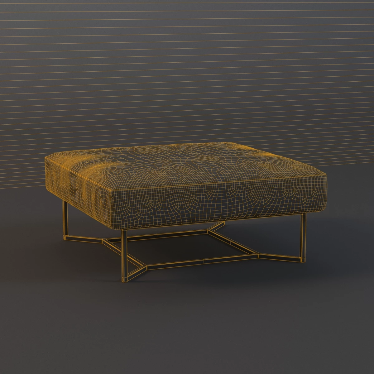 Bloc Ottoman GLOS 4813 by Gloster 3D Model_06