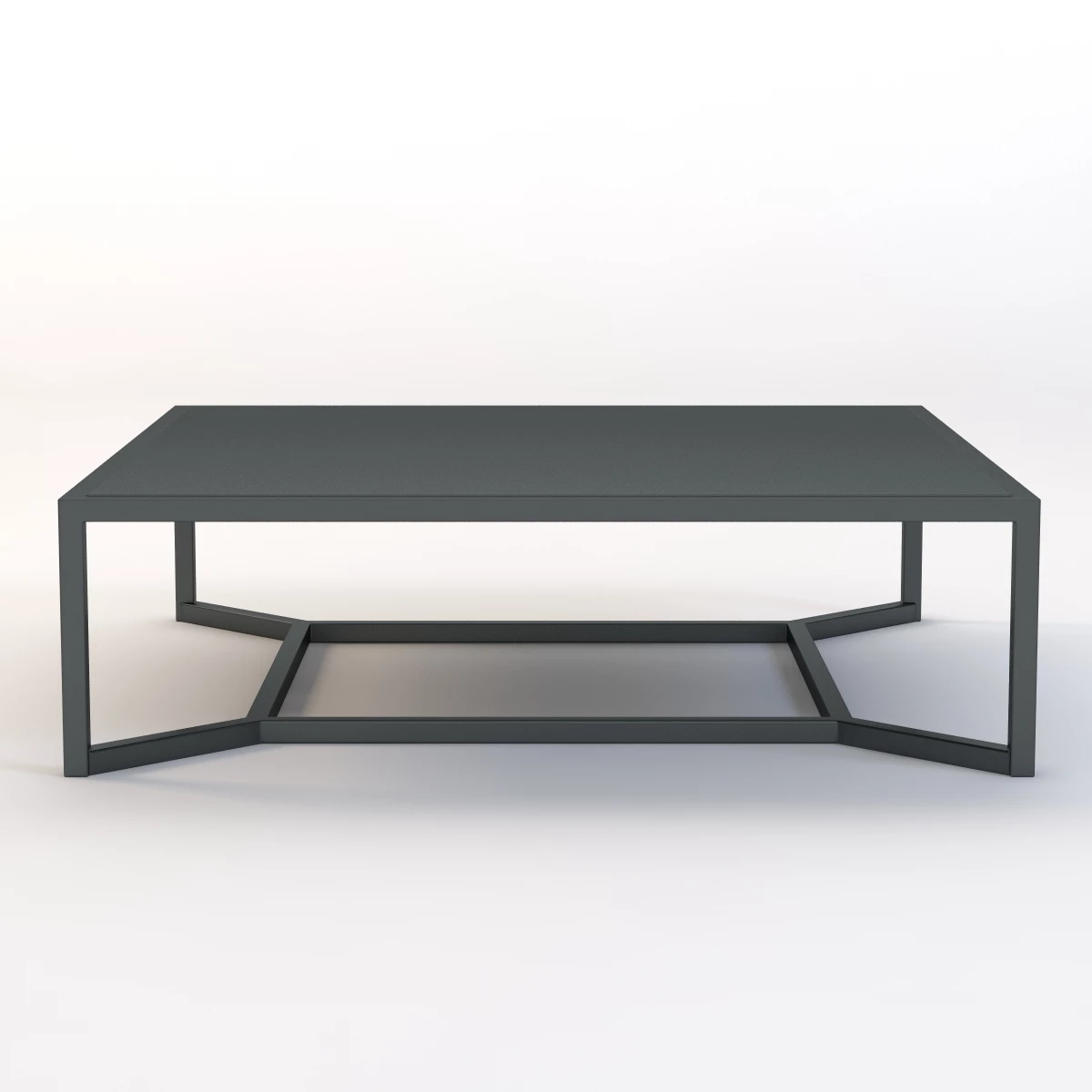 Bloc 4881 Low Coffee Table by Gloster 3D Model_04