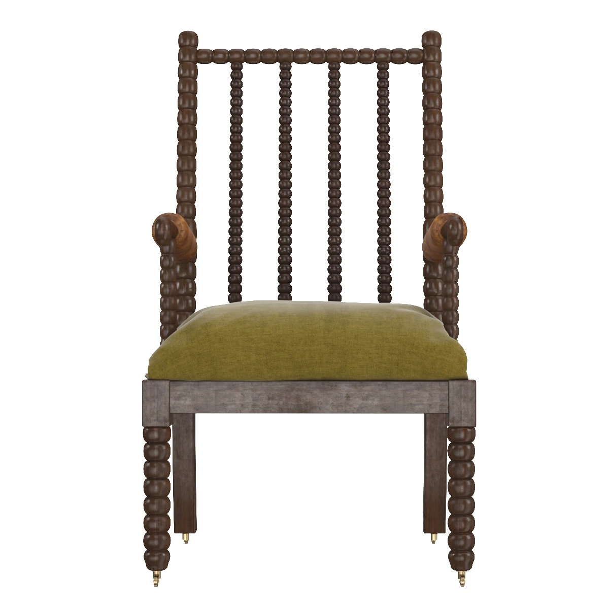 Bobbin Turned Armchair England circa 1870 3D Model_06