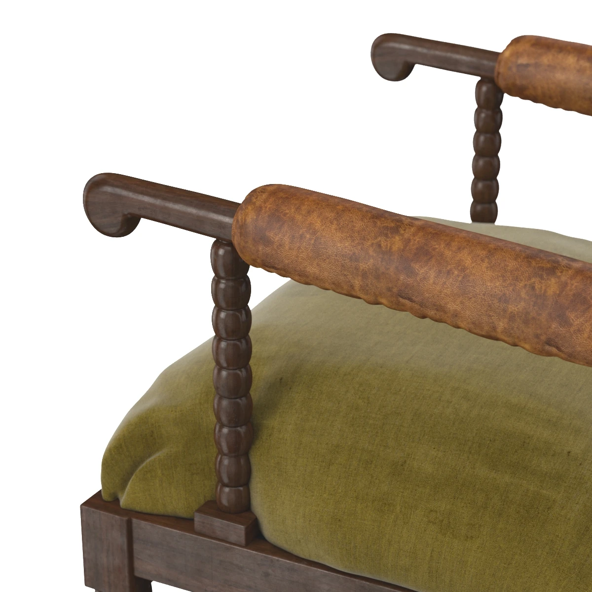 Bobbin Turned Armchair England circa 1870 3D Model_05
