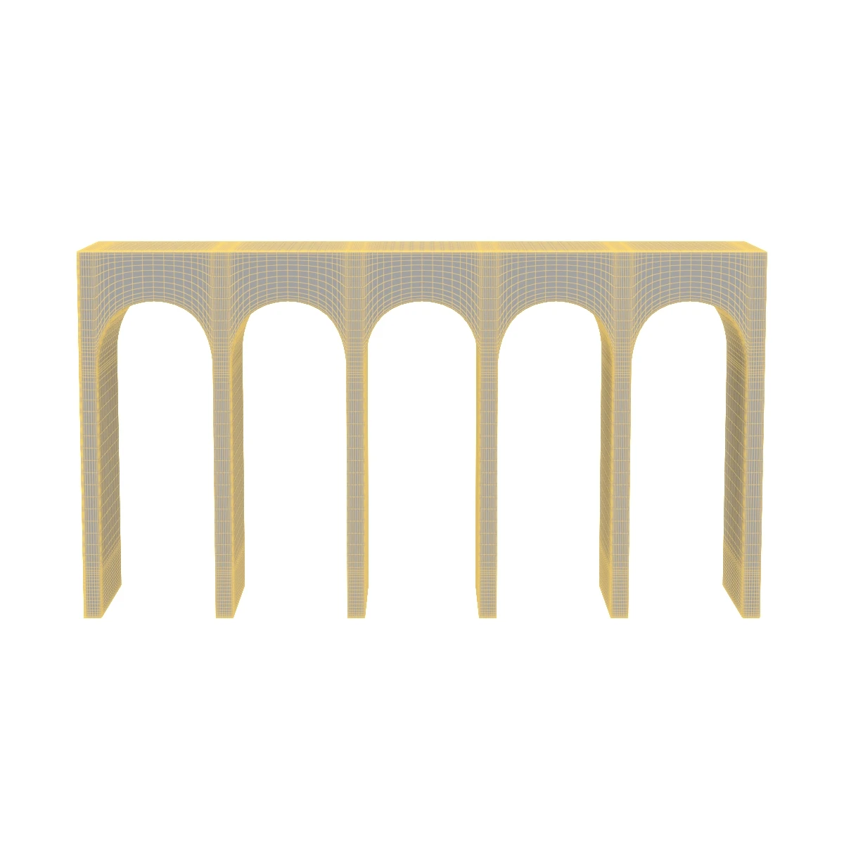 Bridge Console Hand Rubbed Black 3D Model_07