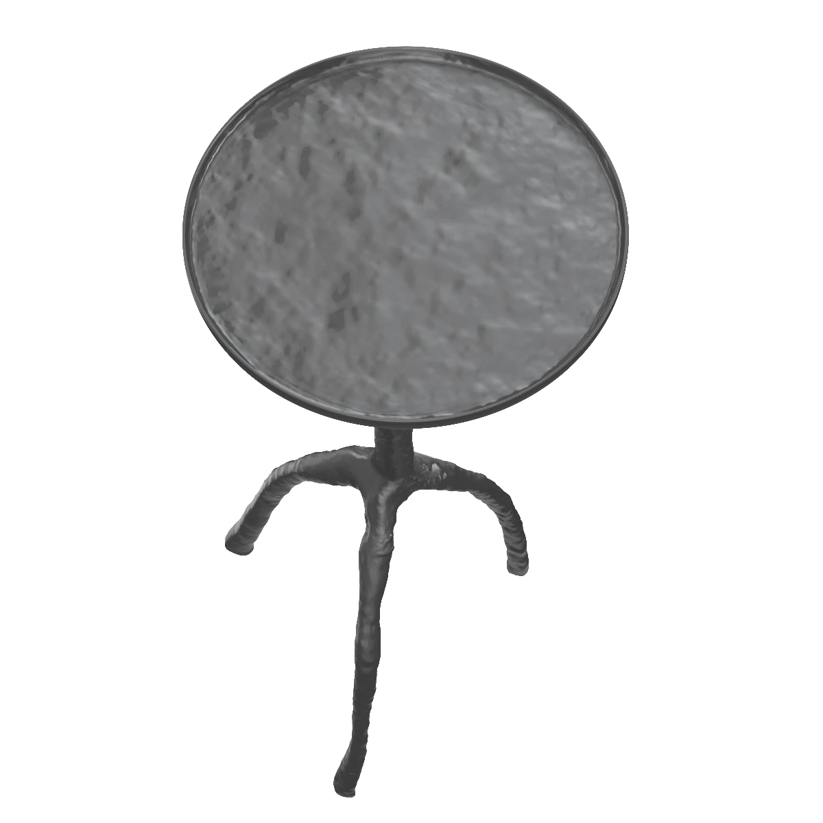 Christian Liaigre Patinated Bronze Side Table 3D Model_03