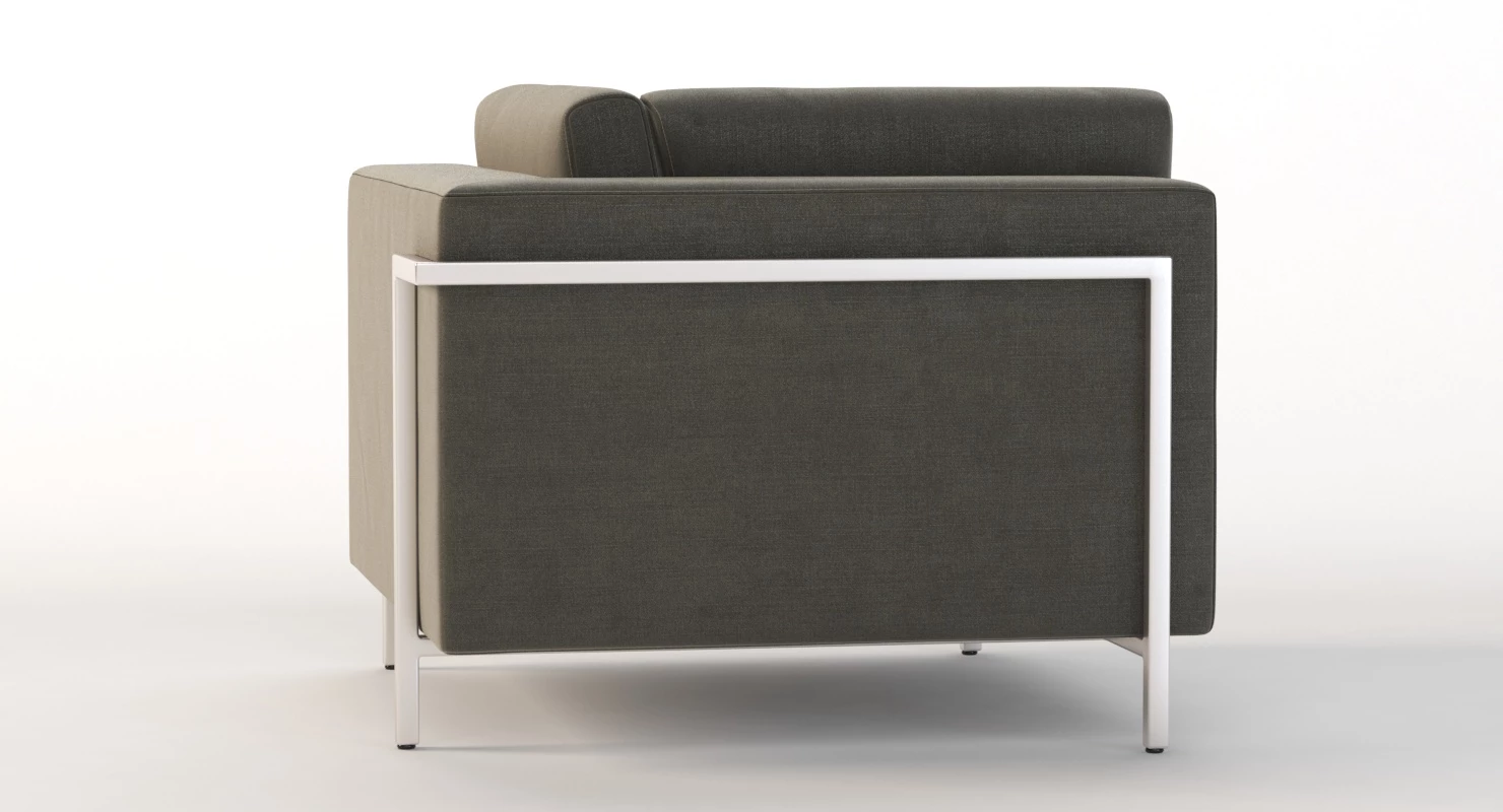 Davenport Sectional sofa Corner Module 3D Model_06