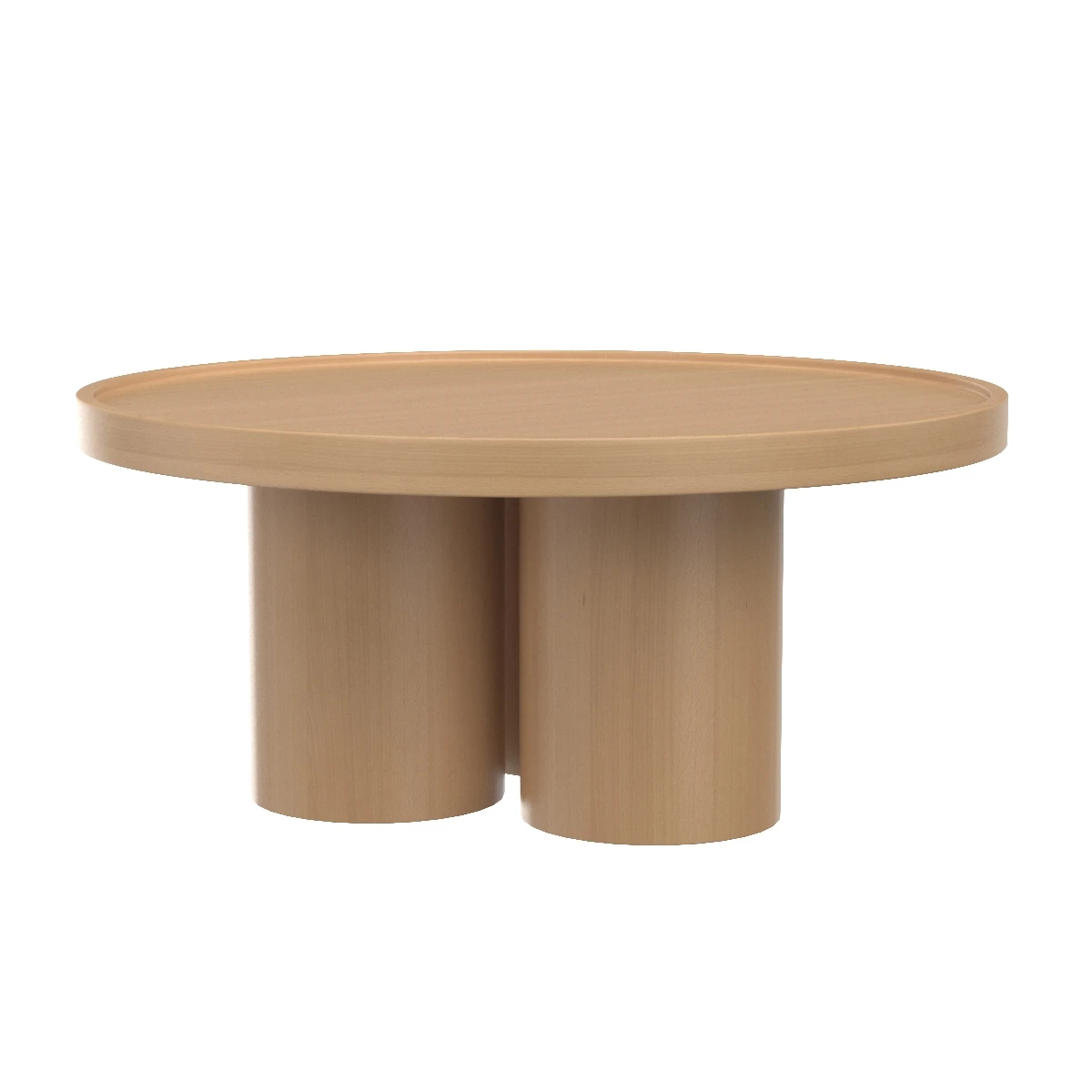 Delta Round Coffee Table 3D Model_01