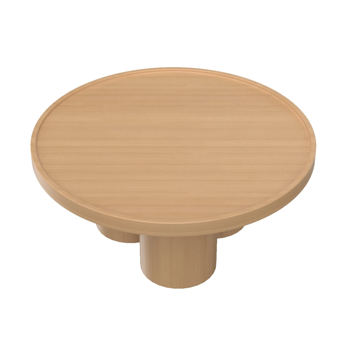 Delta Round Coffee Table 3D Model_03