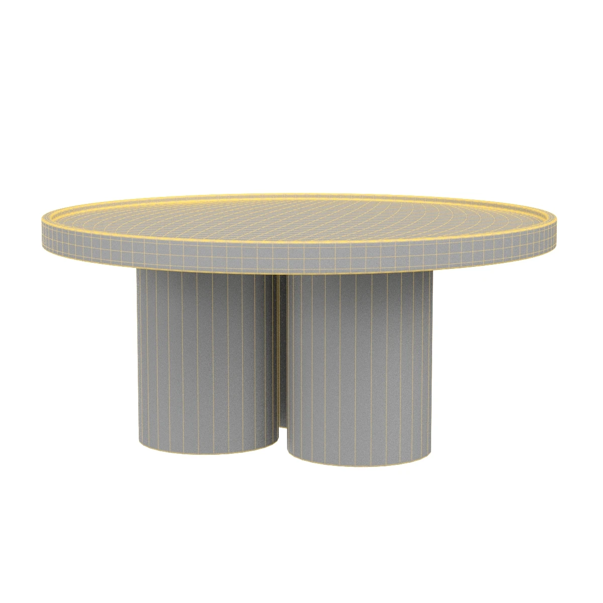 Delta Round Coffee Table 3D Model_07