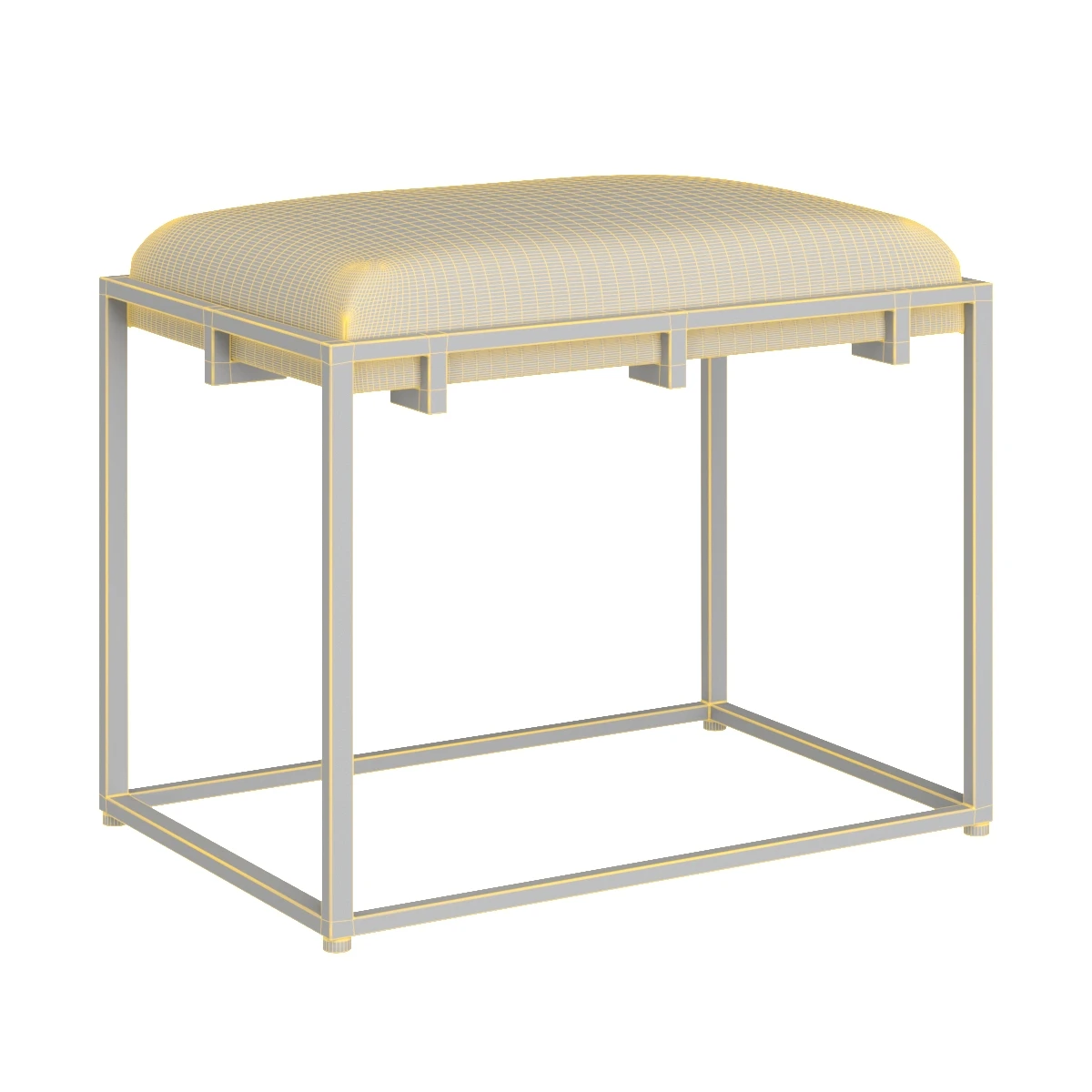 Edie Small Bench 3D Model_07