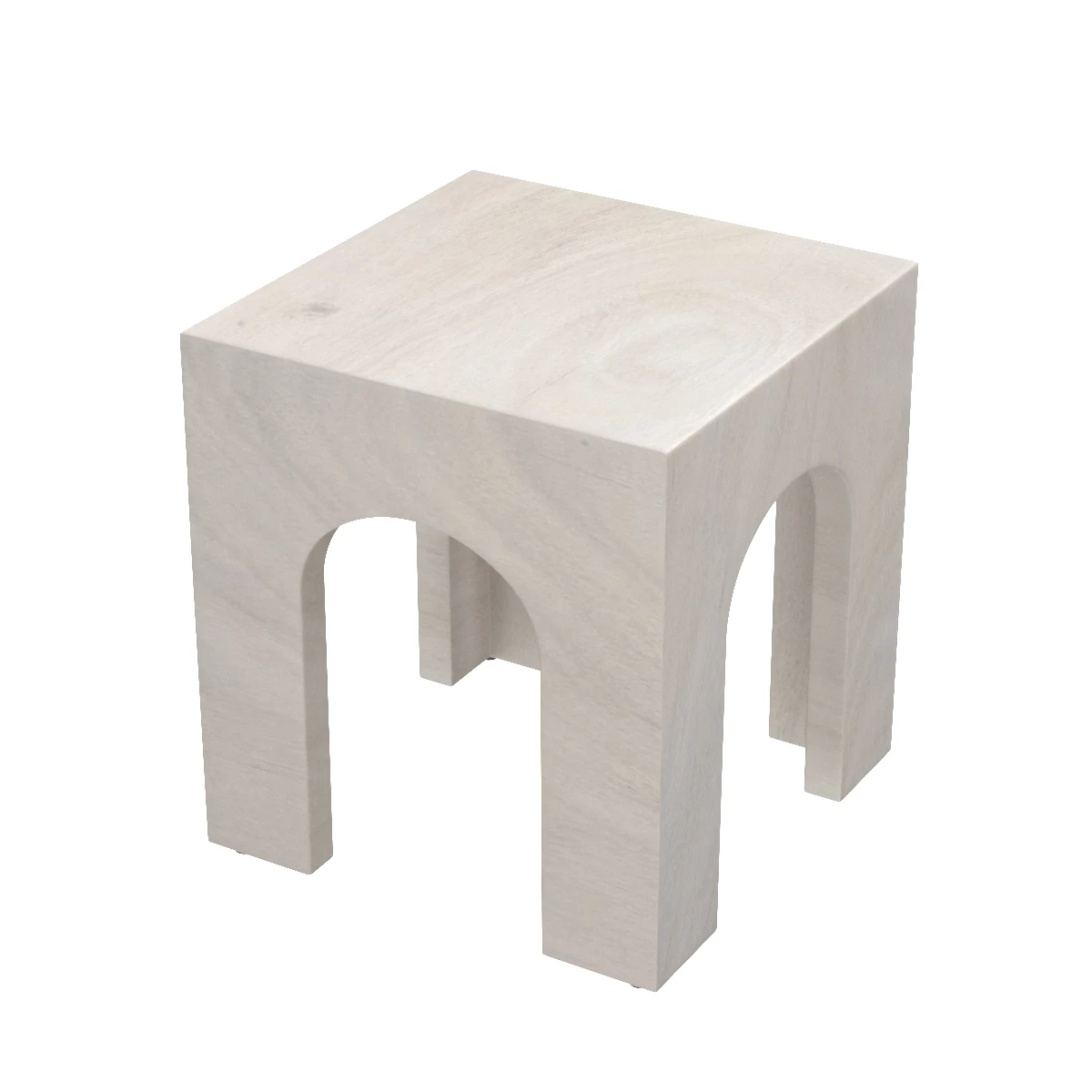 Fausto End Table Bleached Guanacaste 3D Model_06