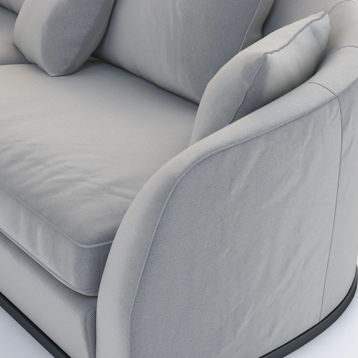 Flexform Alfred Divano Lineare 3D Model_08