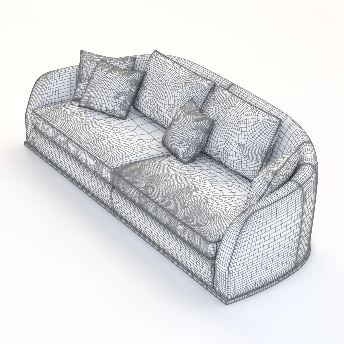 Flexform Alfred Divano Lineare 3D Model_012