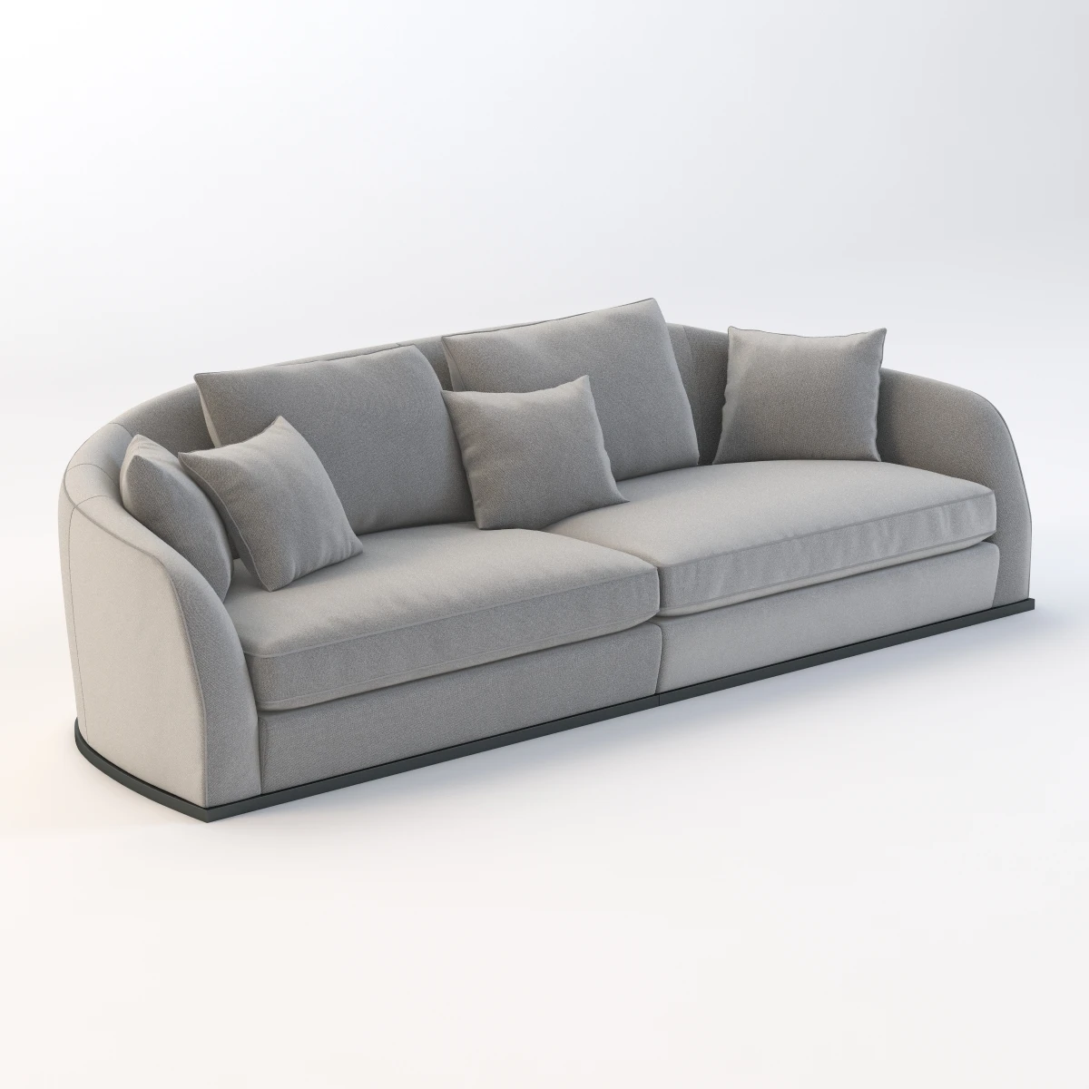 Flexform Alfred Divano Lineare 3D Model_01