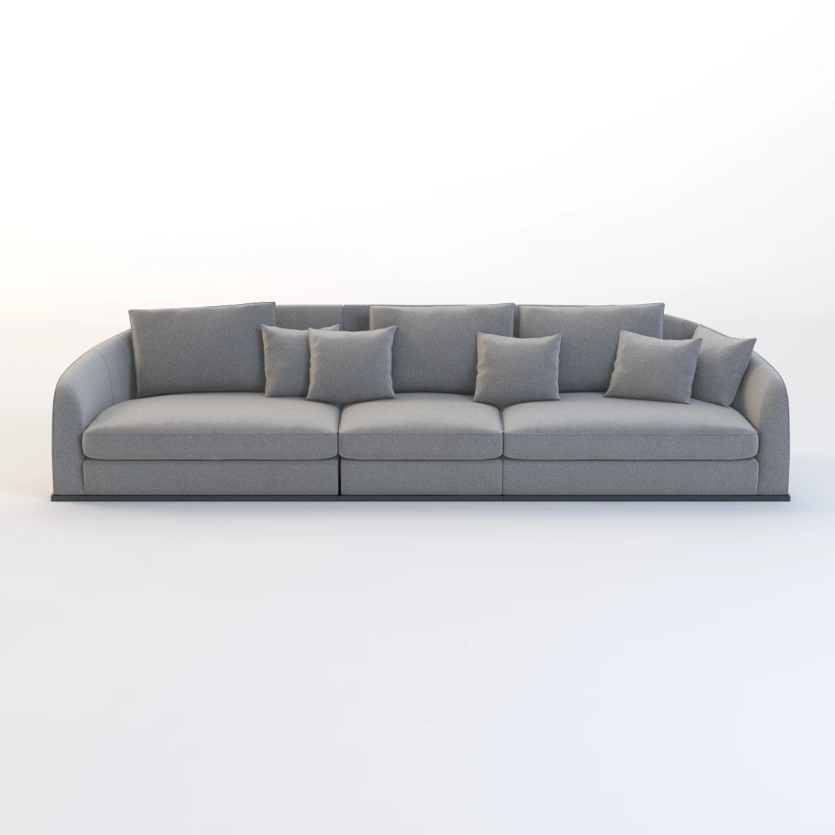 Flexform Alfred Divano Lineare 3 Seater 3D Model_04