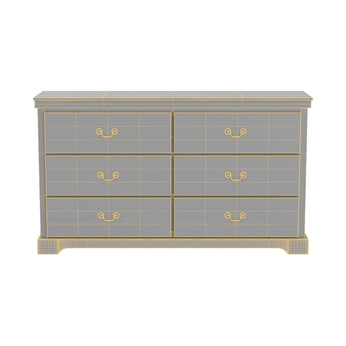 Homelegance Bedroom Dresser 1519BK-5 3D Model_07
