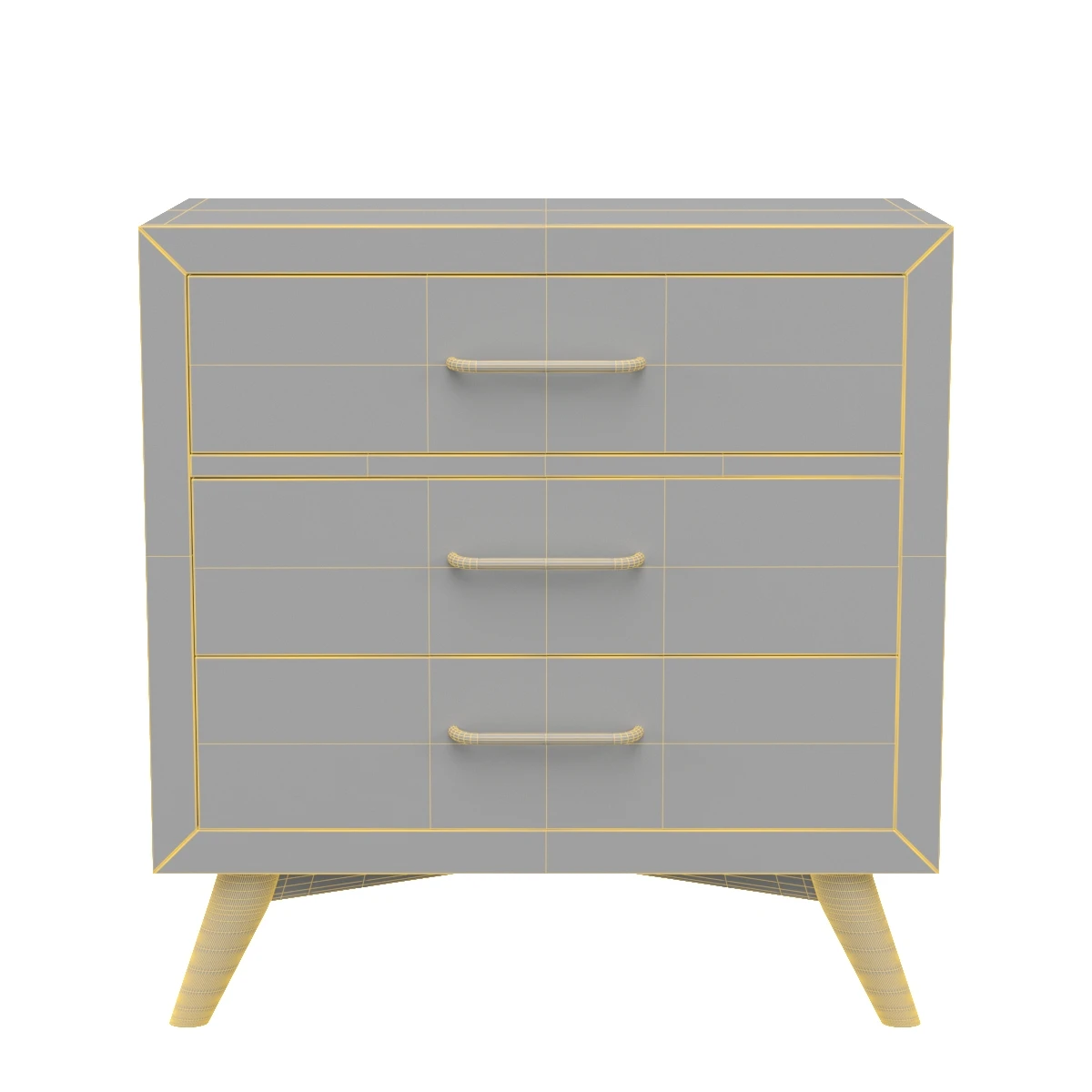 Homelegance Bedroom Nightstand 1711-4 3D Model_07