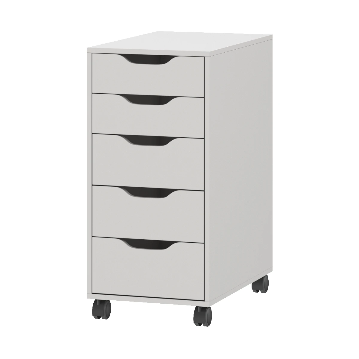 IKEA Alex Drawer Unit On Casters 3D Model_01