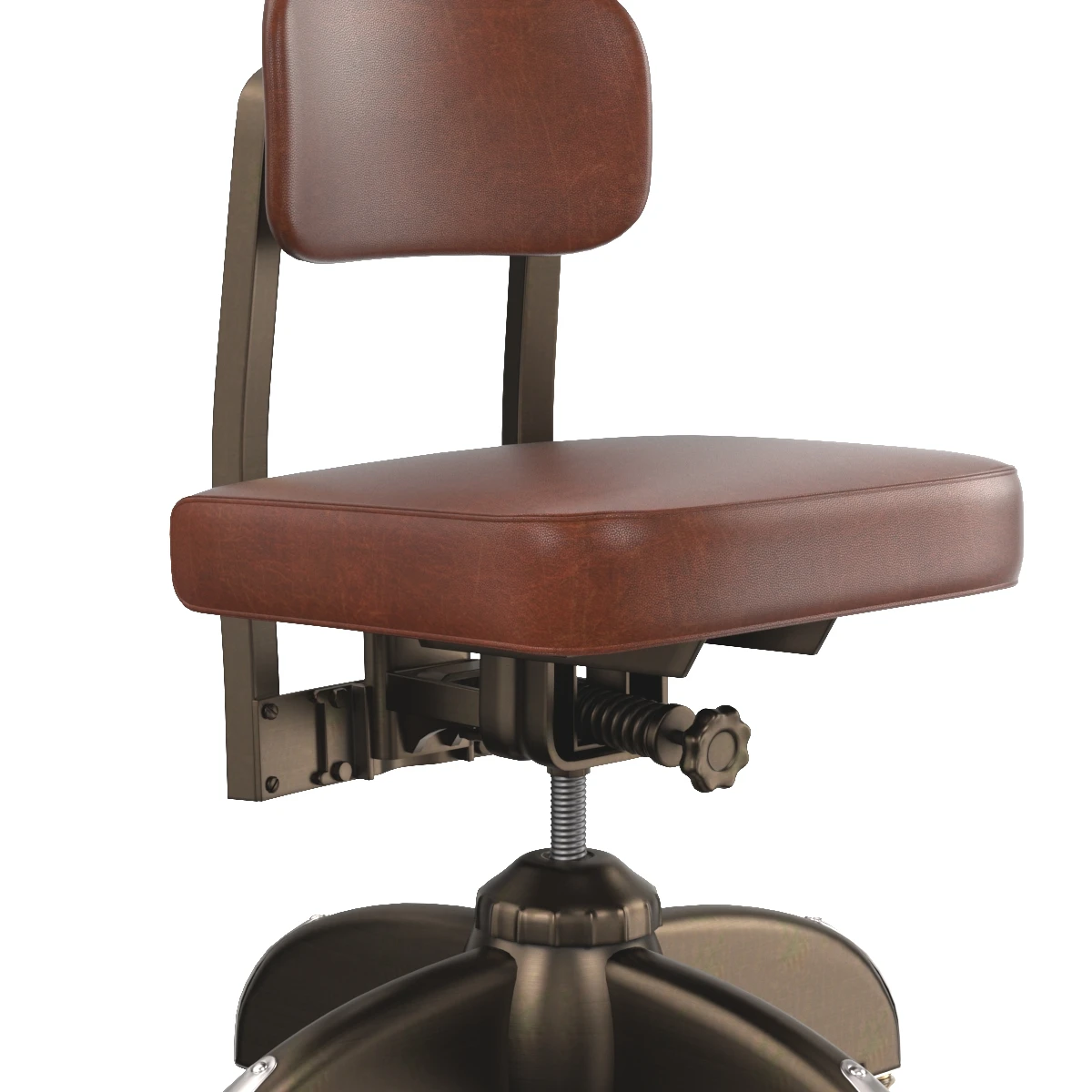 Industrial Swivel Desk Office Task Chair by Harter 3D Model_05