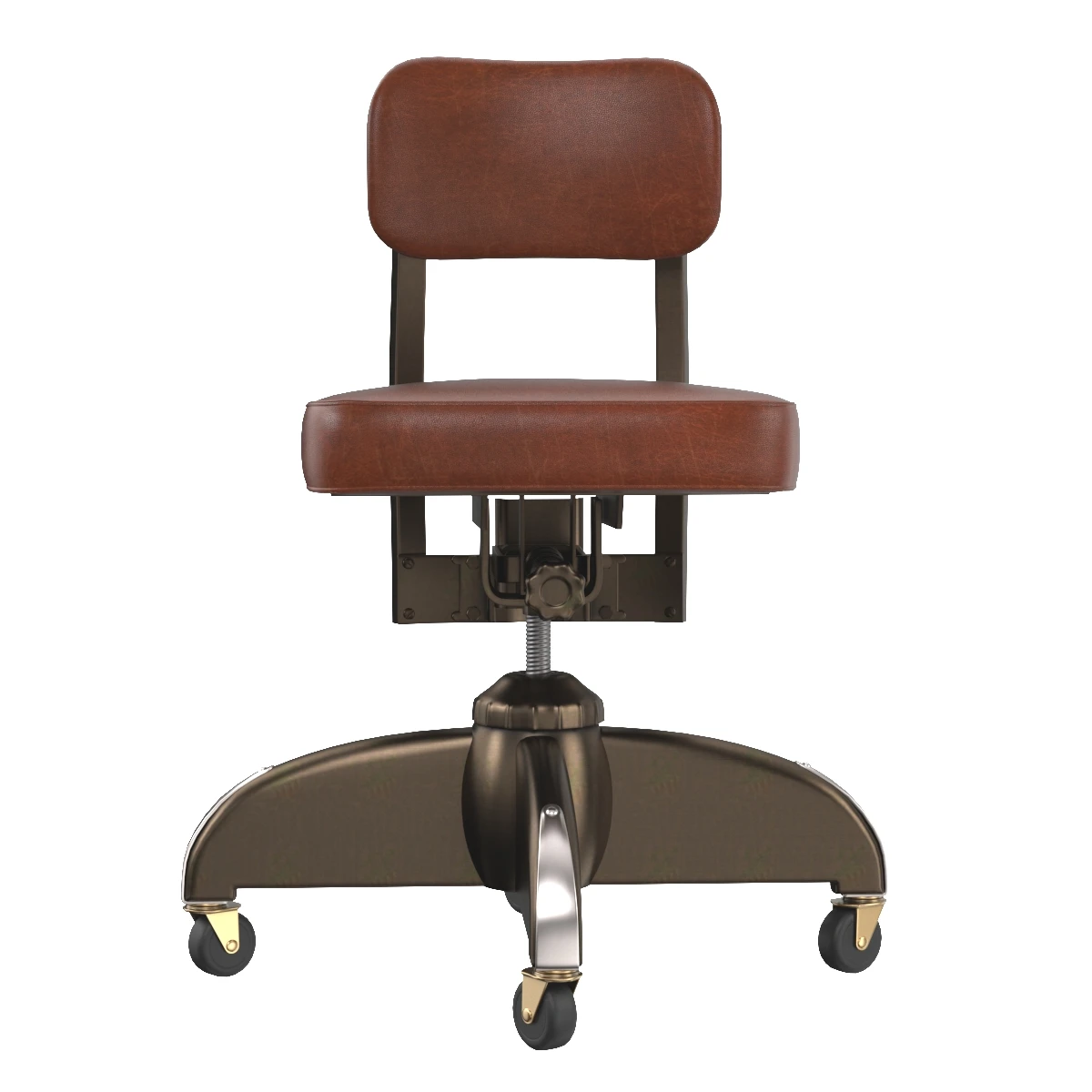 Industrial Swivel Desk Office Task Chair by Harter 3D Model_06