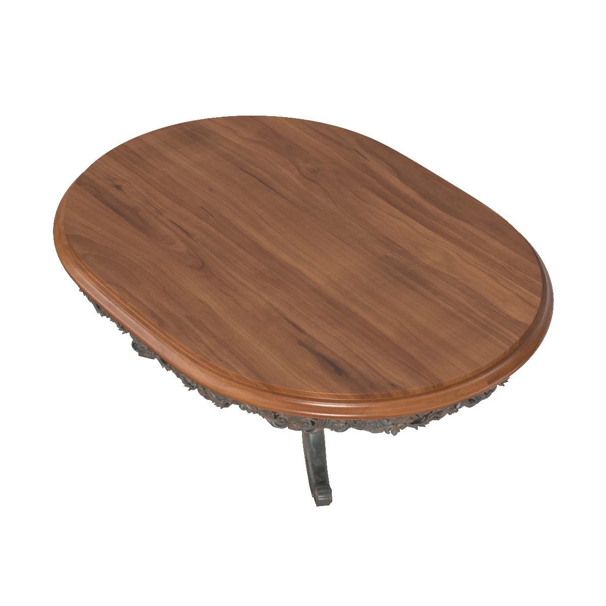 Italian Gilt Carved Inlaid Gray Coffee Table 3D Model_06