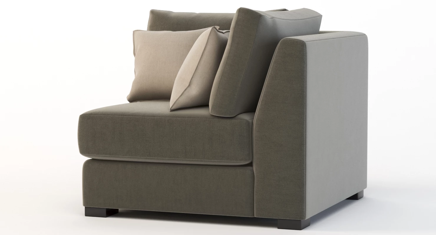 Lebanon Modular Sectional Sofa Corner Module 3D Model_09