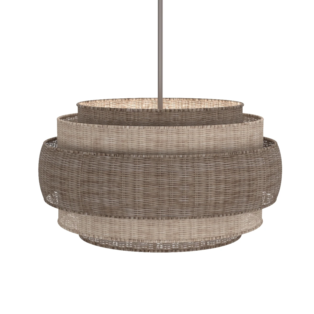 Minka Lavery Montauk Bay 5 Light Pendant with Brushed Nickel Finish 3D Model_06