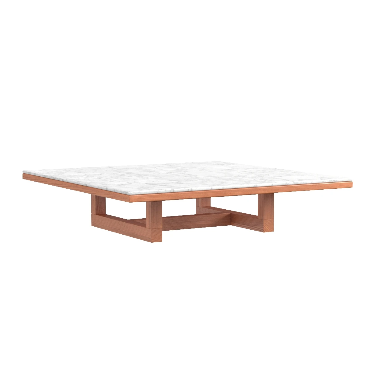 Salvatori Span Square Marble Coffee Table 3D Model_01