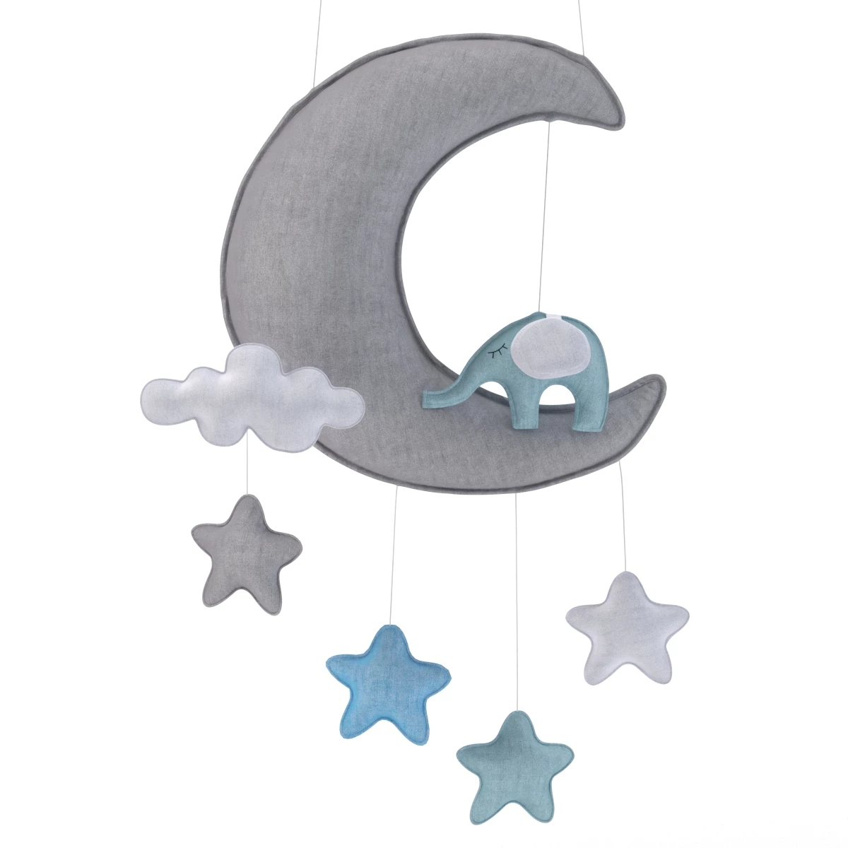 Star Sun Moon Cloud Pillow 3D Model_04