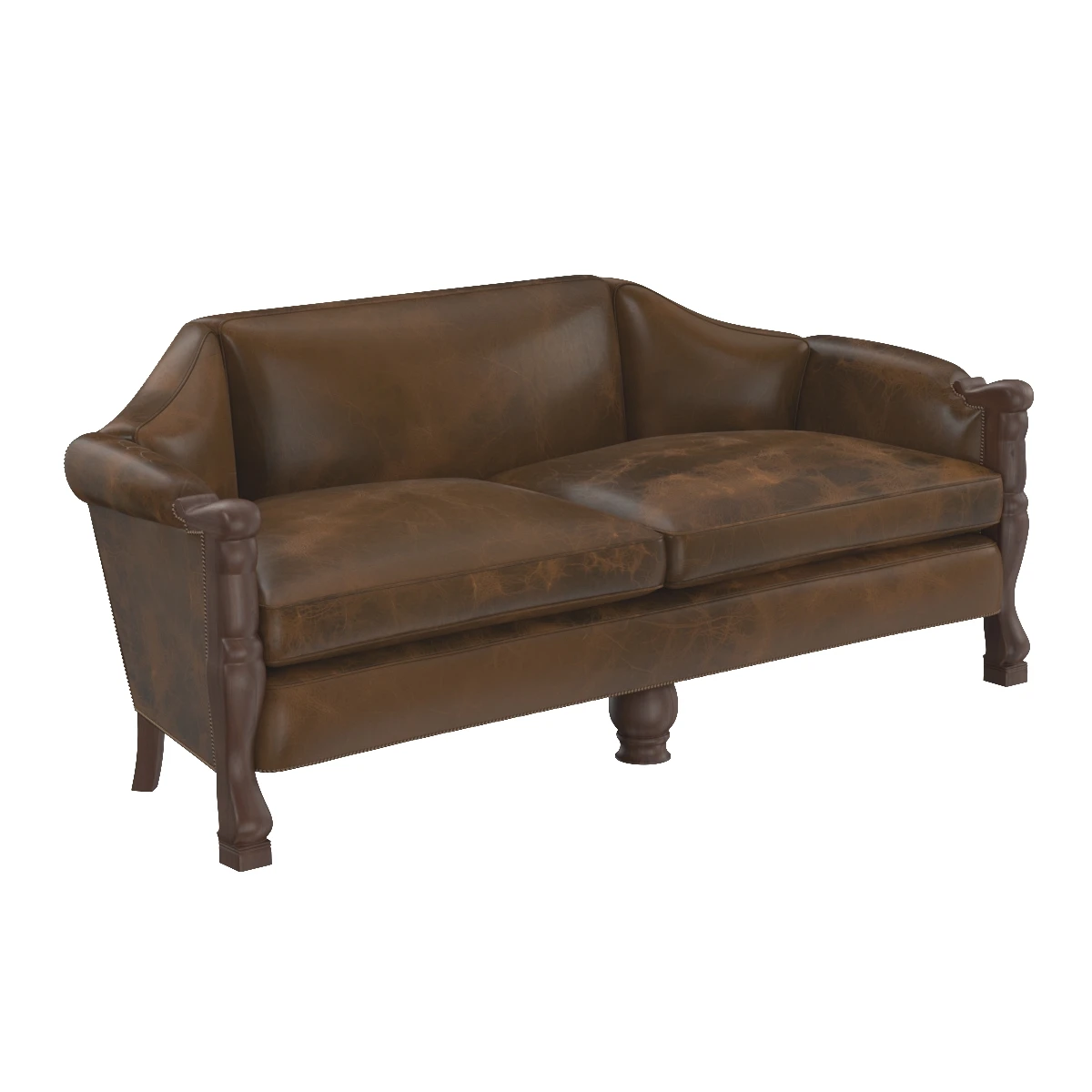 Sublime Fully Restored Regency 1810 Sofa 3D Model_01