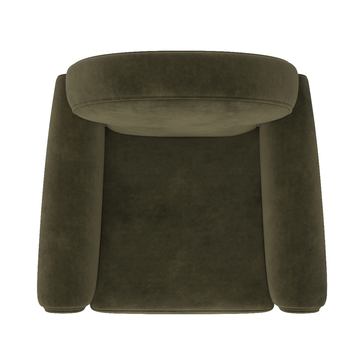 Vintage And Used Poltrona Frau Accent Chair 3D Model_03
