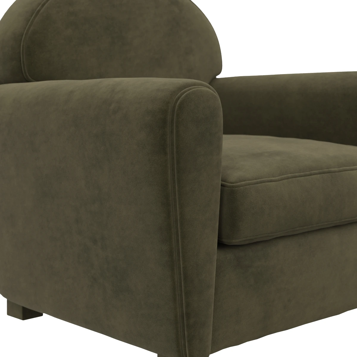 Vintage And Used Poltrona Frau Accent Chair 3D Model_05