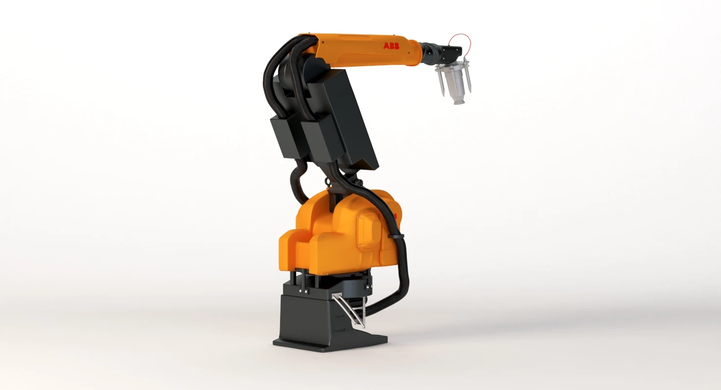 ABB Robotics Irb 5400 6-Axis 7-Axis Painting Articulated Robot 3D Model_04