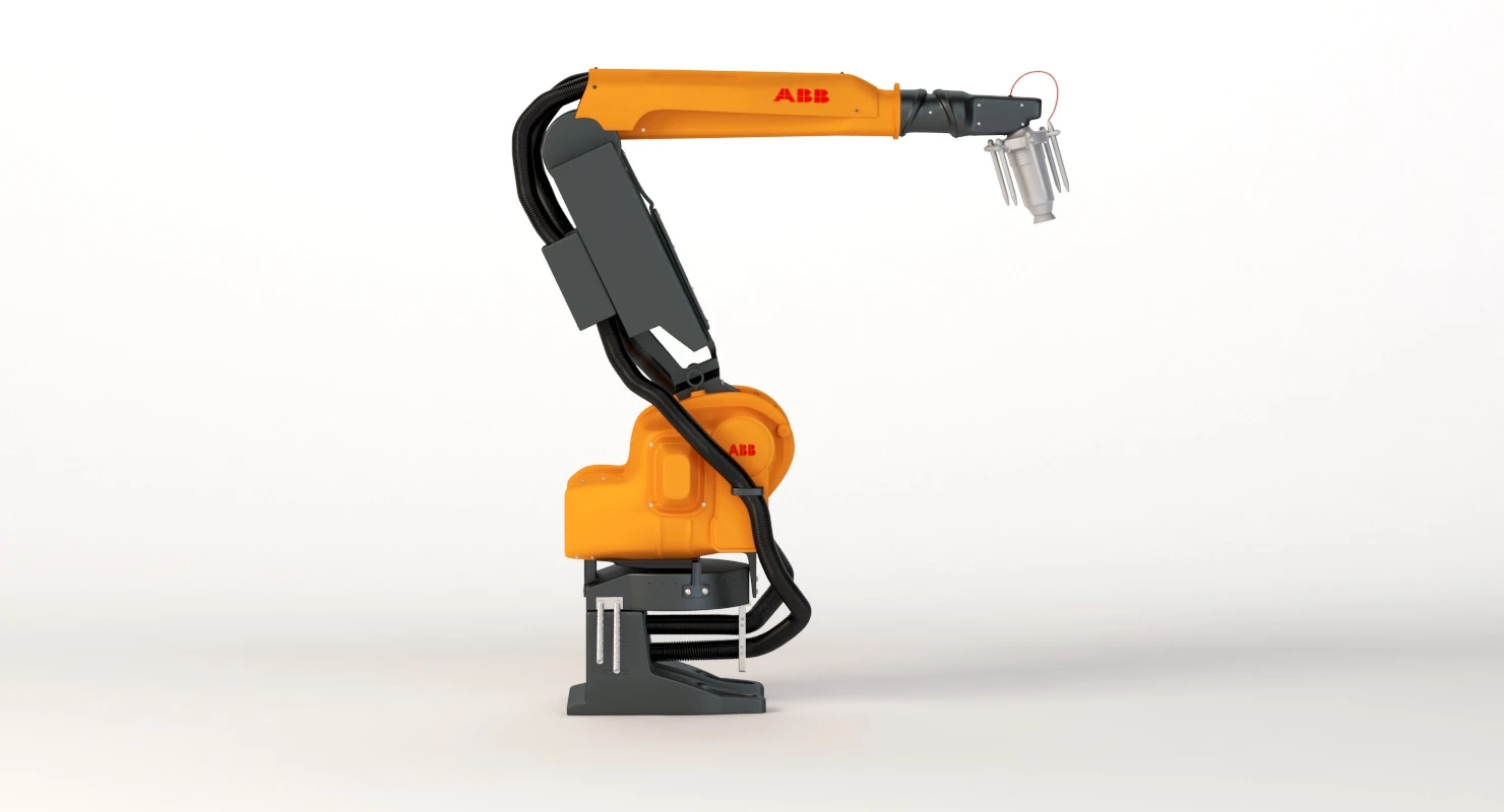 ABB Robotics Irb 5400 6-Axis 7-Axis Painting Articulated Robot 3D Model_03