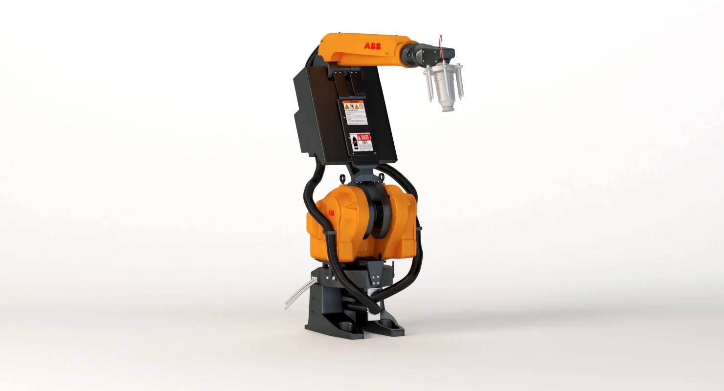 ABB Robotics Irb 5400 6-Axis 7-Axis Painting Articulated Robot 3D Model_08